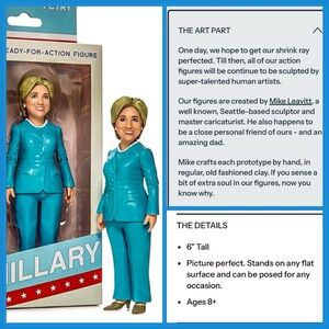 Hilary Clinton Action figure.